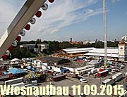Fotos Aufbauzeit Oktoberfest München 2015 Wiesnaufbau Fotos und Video vom 11.09.2015 - Tag 61 des Wiesn-Aufbaus 2015 (©Foto: Marikka-Laila Maisel)